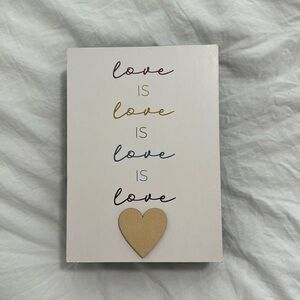 Love is Love Wood-Based Sign